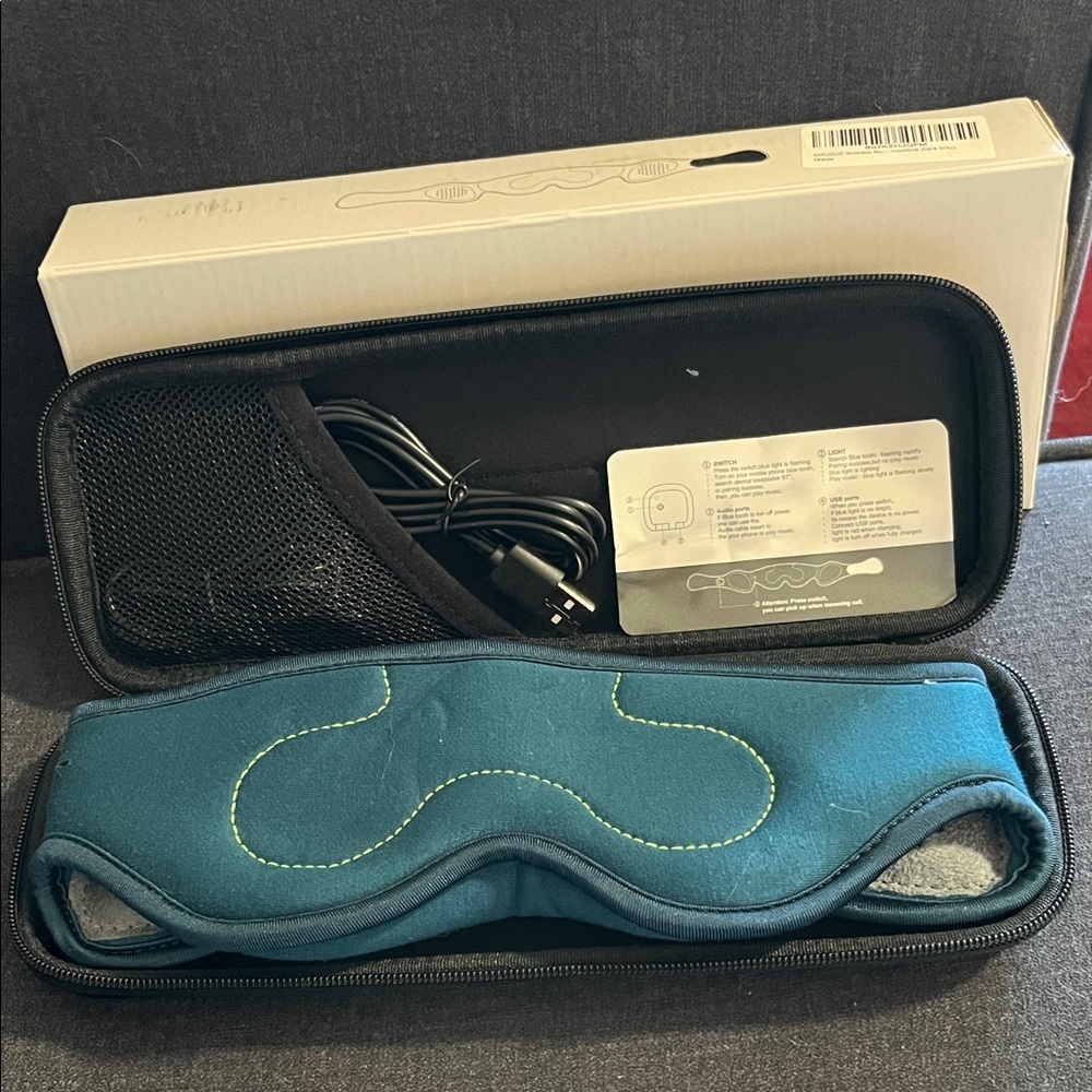 Wireless Speaker Dark Blue Eye Mask